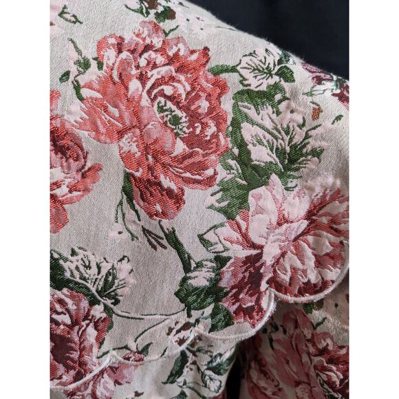 ASOS Floral Maxi Dress - Pink and Cream - Picture 6 of 8